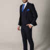 Мужской костюм тройка синий Sezzar.by