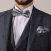 Костюм мужской тройка серый 65% шерсти Sezzar.by