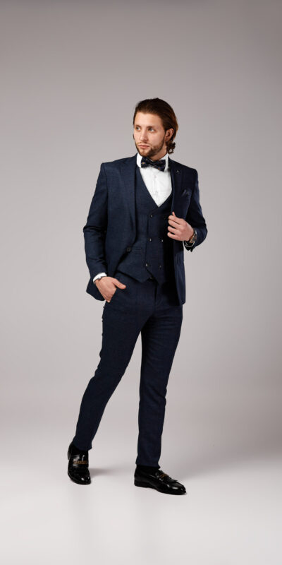 Костюм тройка синий Sezzar.by