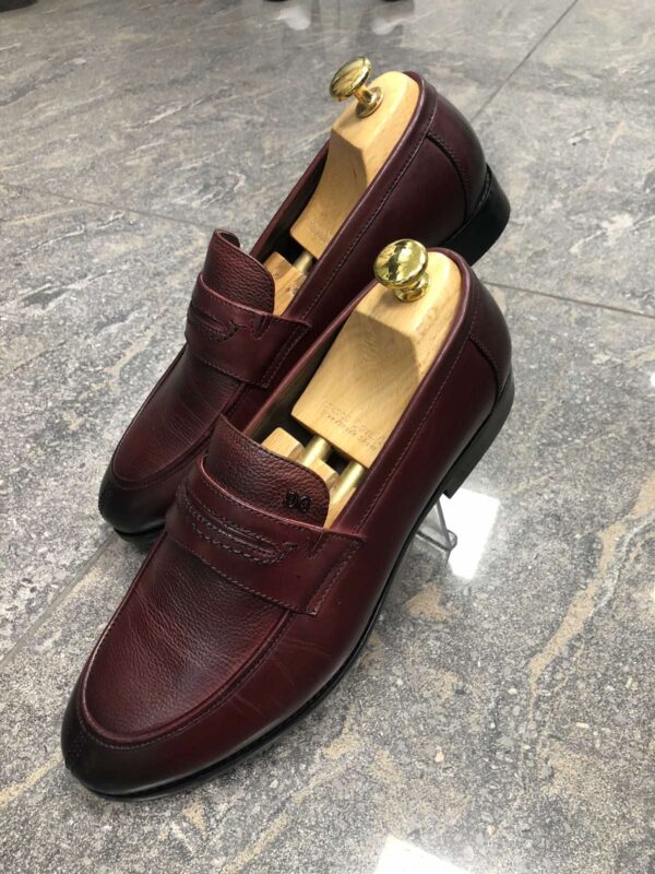 Туфли мужские пенни-лоферы марсала Sezzar.by