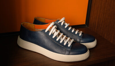 Базовые кеды из натуральной кожи Sezzar.by